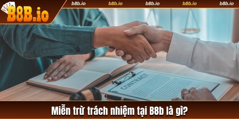 Miễn trừ trách nhiệm tại B8b là gì?